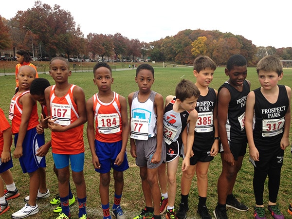 Fuse Academy Emmanuel Marshall running at Championship Meet