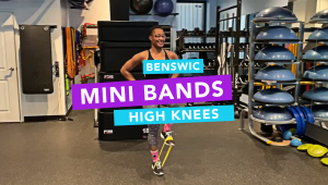 Mini Band High Knees