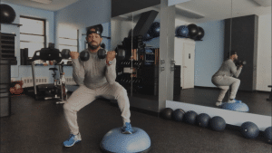 Benswic Bosu Ball Squat Exercises